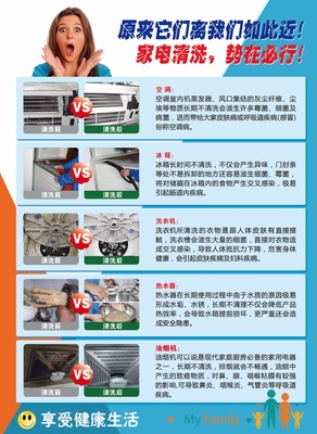 專業清洗家電與保潔 提升生活品質，守護居家健康